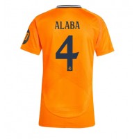 Echipament fotbal Real Madrid David Alaba #4 Tricou Deplasare 2024-25 pentru femei maneca scurta